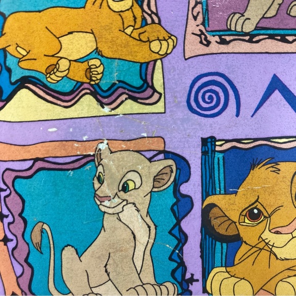 Disney The Lion King Vintage Pencil Box Case Impact International 90s - Picture 12 of 12